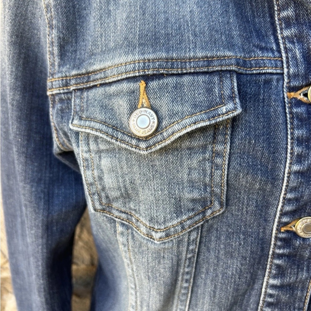 Old Navy Y2K Vintage Womens Denim‎ Jacket Size Medium Excellent Condition - Picture 5 of 9